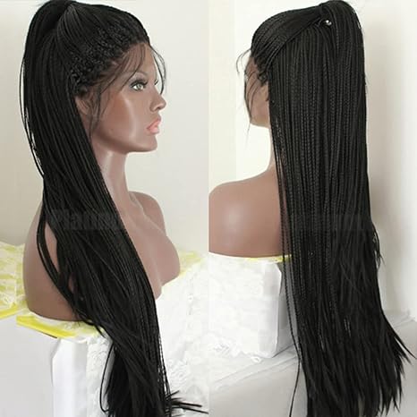 Glueless Braided Synthetic Wigs for Black Women