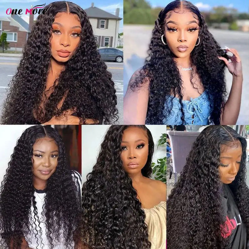 7x6  Glueless Water Wave Human Hair Wig