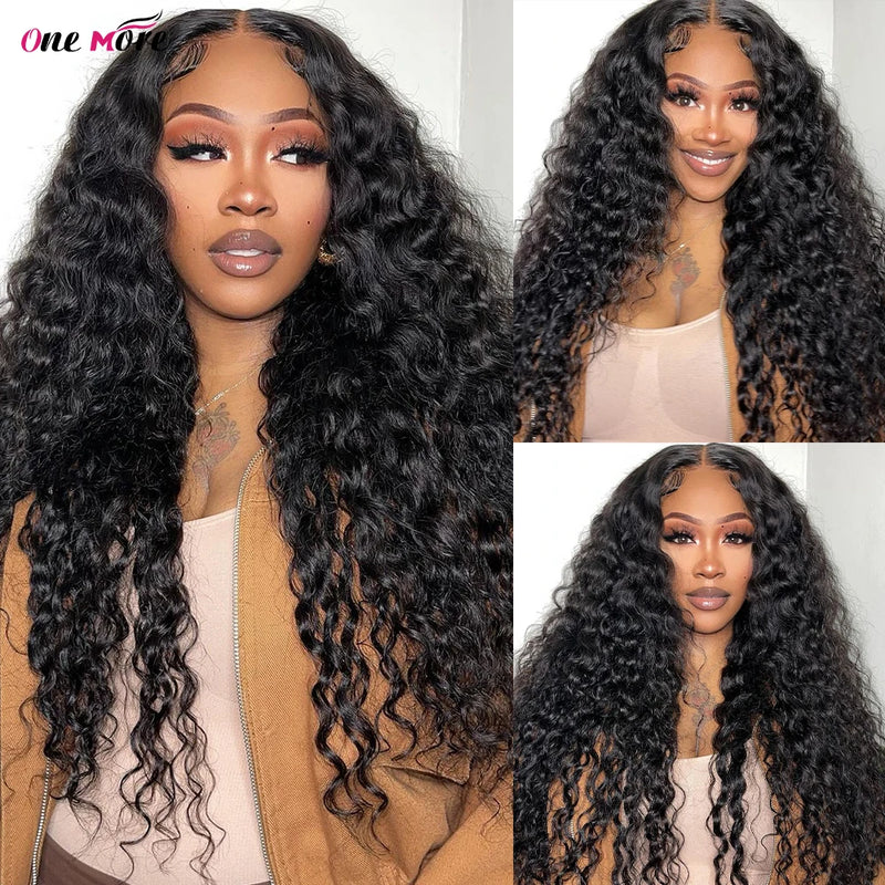 7x6  Glueless Water Wave Human Hair Wig