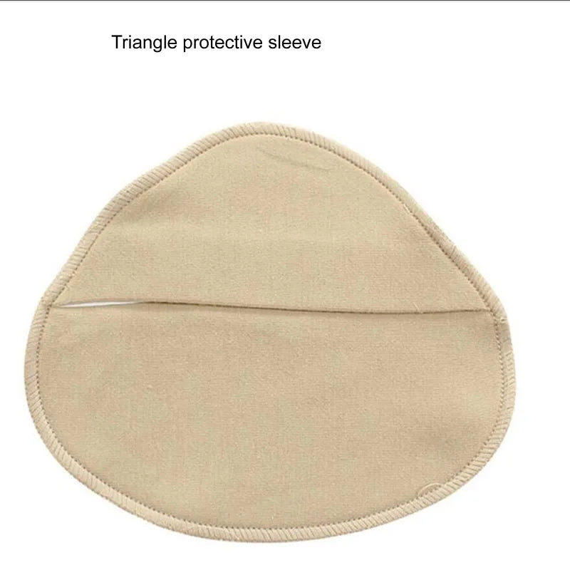 Silicone triangle soft fake breast