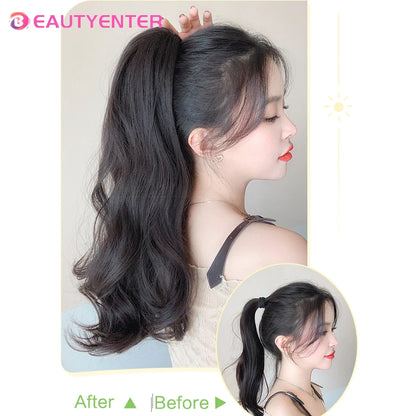 Synthetic Long Curly Hair Band