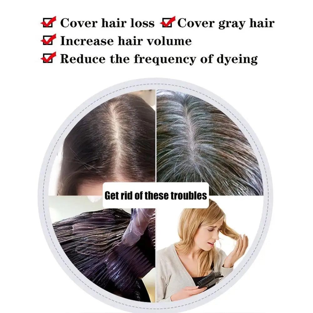 Air Bangs Patchwork Wig