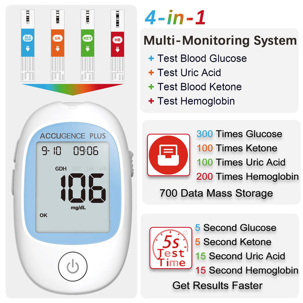 Glucose Uric Acid Meter Test Strip