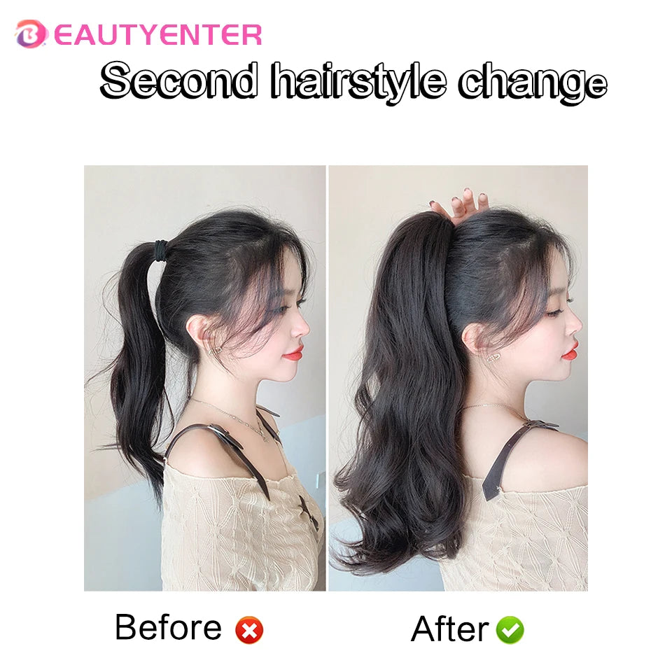 Synthetic Long Curly Hair Band